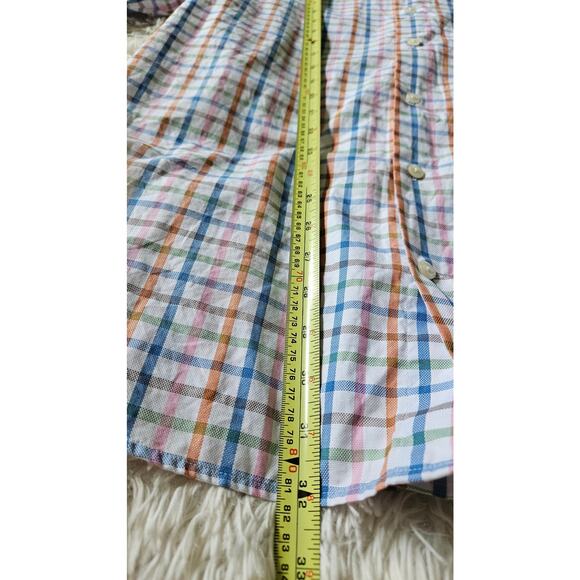 Johnnie-O Plaid Button Down Men's XL Cotton Casual Business Shirt Multicolor - Picture 6 of 7